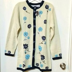 Vintage Storybook Knits HSN Sweater Sz M